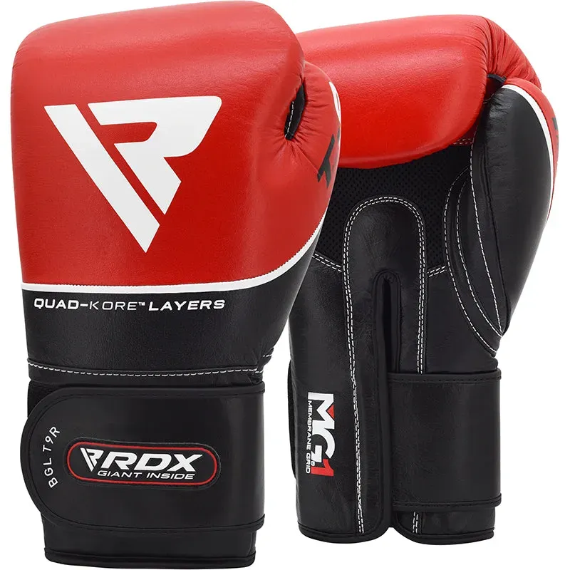 RDX T9 Ace Guanti Boxe Pelle Vera Resistente