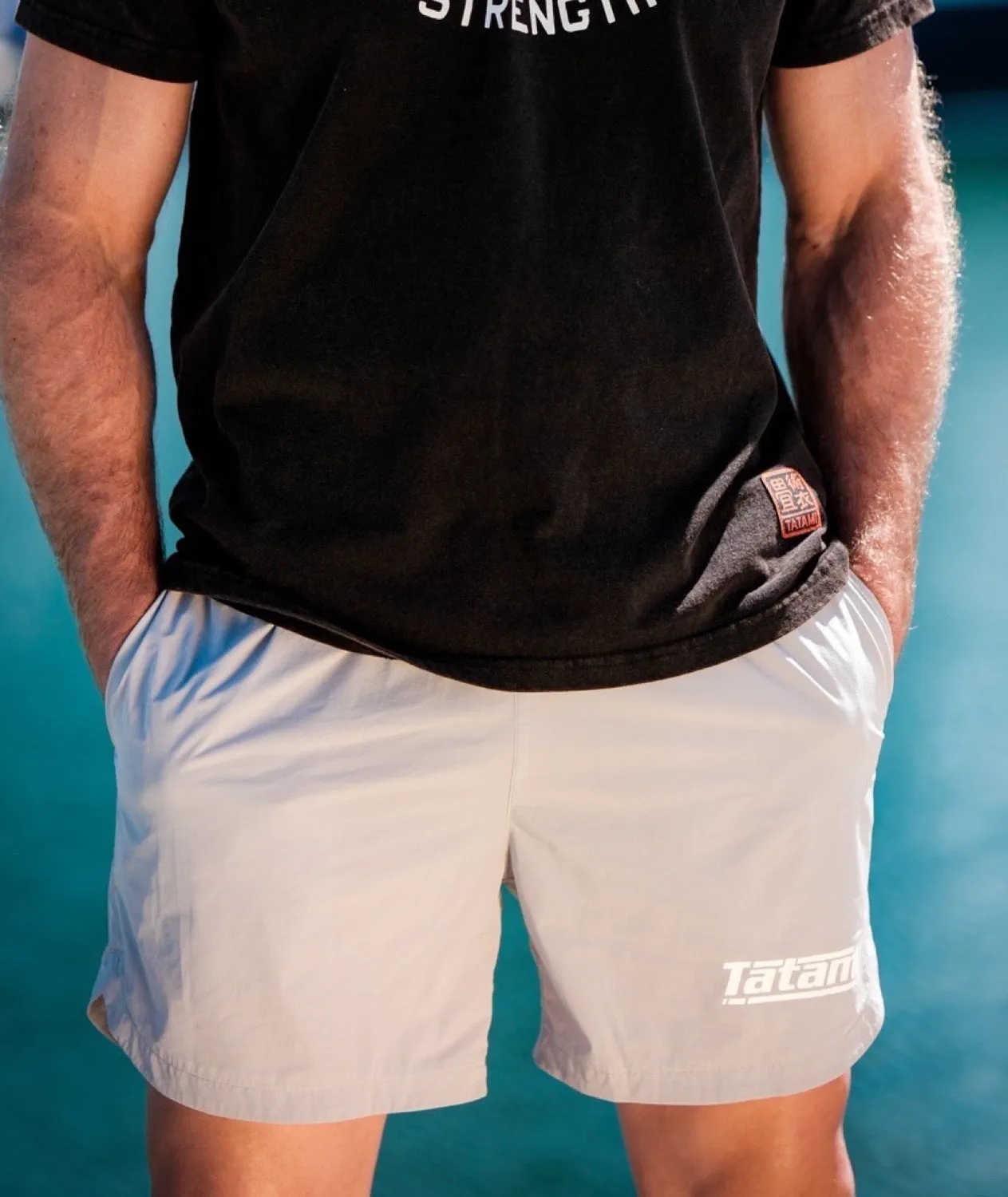 Tatami Movement Shorts Allenamento Grigi con tasche