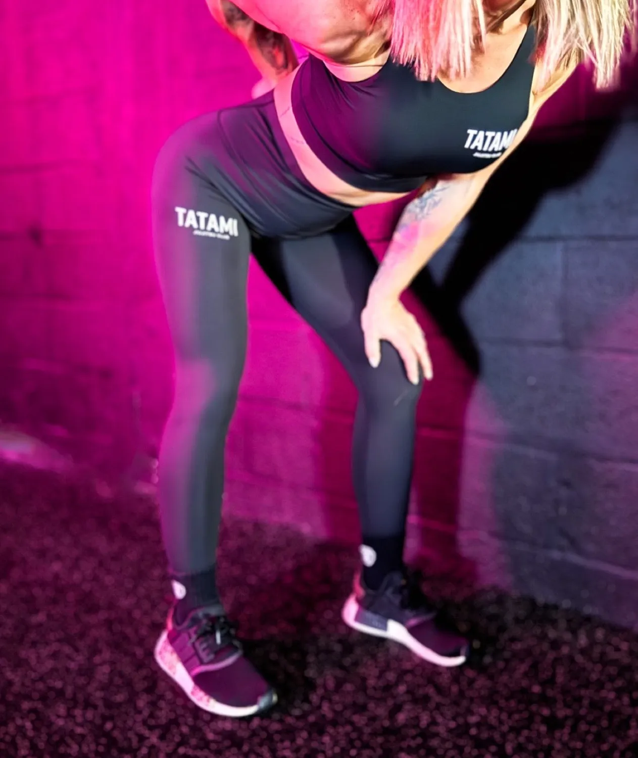 Tatami JJ Club leggings donna neri coprenti