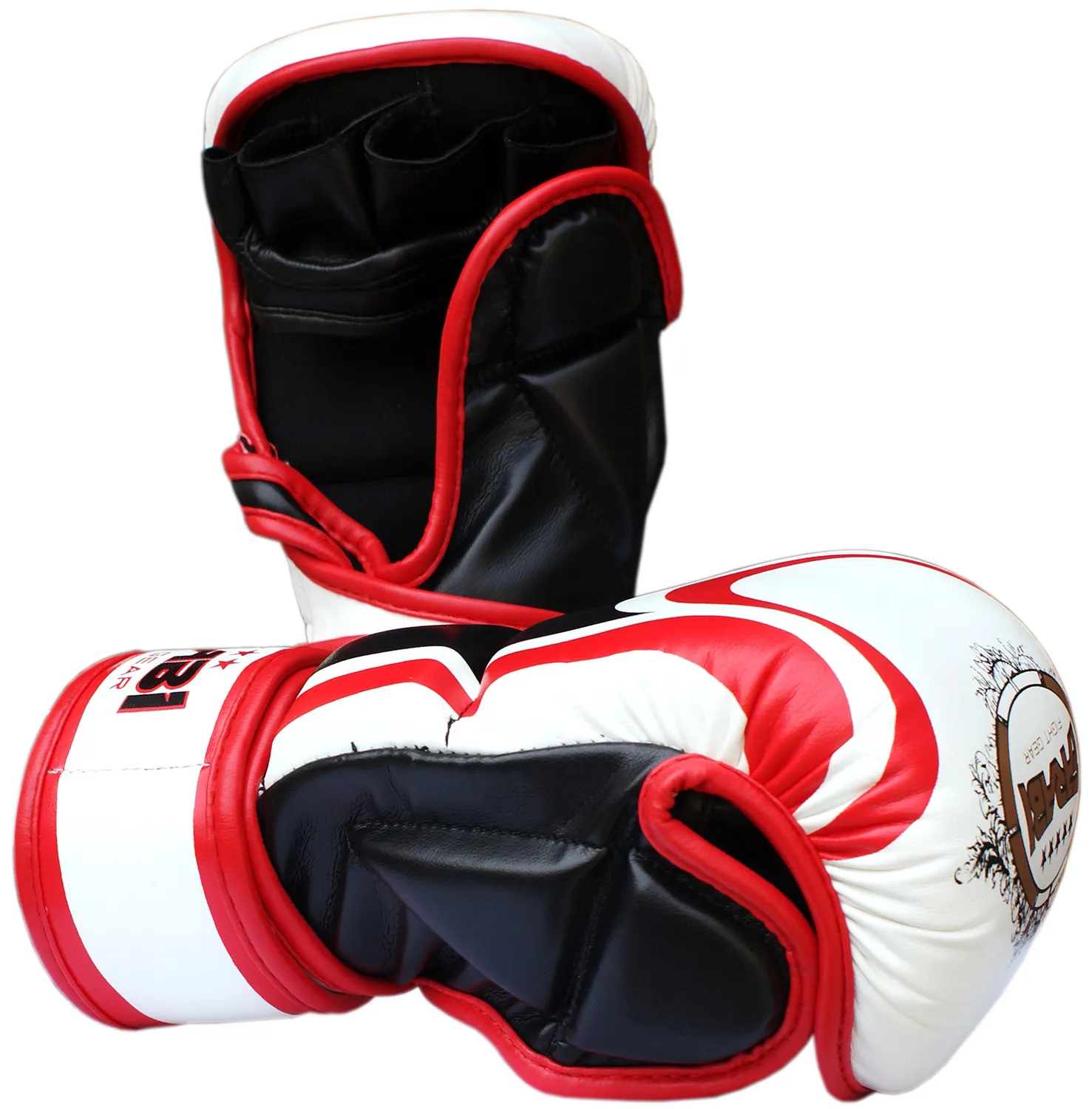Farabi Sports Guanti MMA S/M Palmo Aperto Presa Lotta