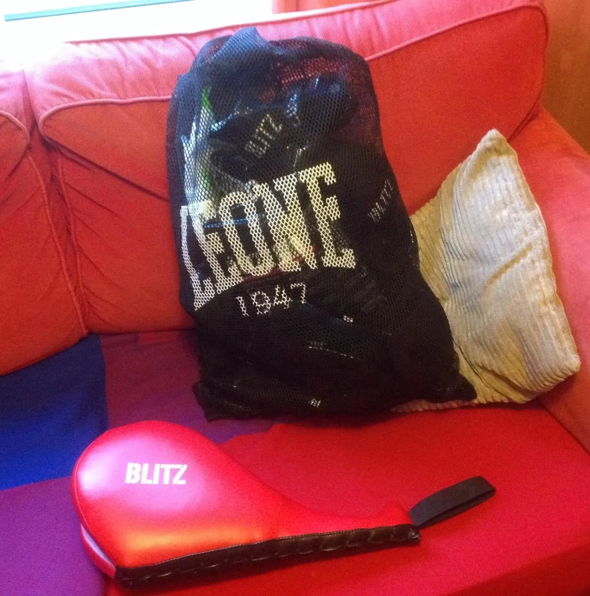 Leone 1947 Mesh Bag Sacca Rete Nera 35 Litri