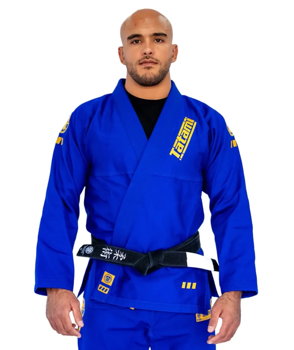 Tatami Pro Series Kimono BJJ Blu Oro A3 Leggero