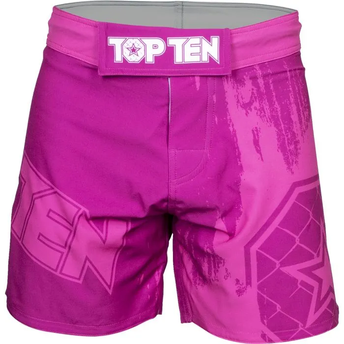 TOP TEN Power Ink Pantaloncini MMA elasticizzati