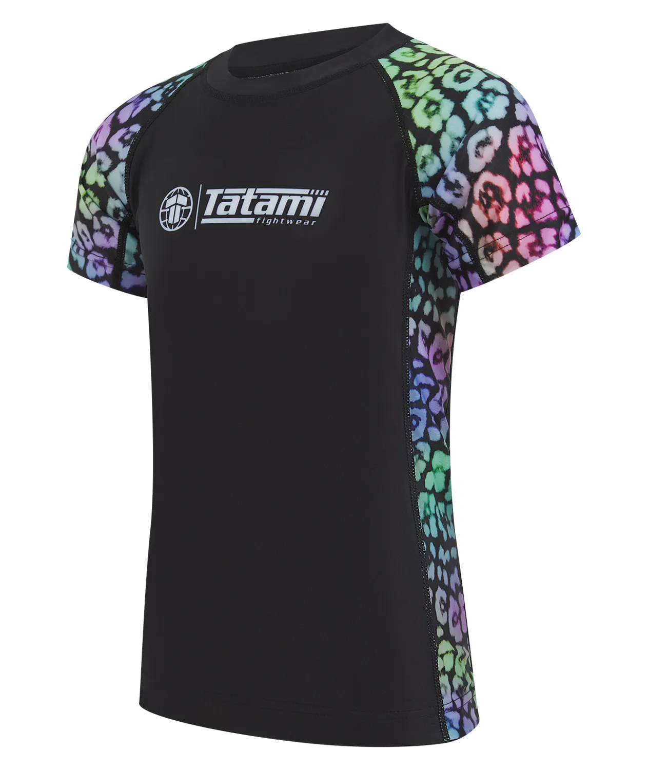 Tatami Recharged Multi Leopard rash guard bambino manica corta