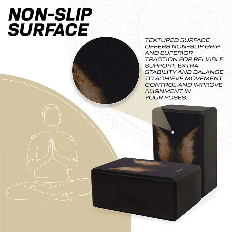 RDX D12 blocco yoga EVA singolo nero