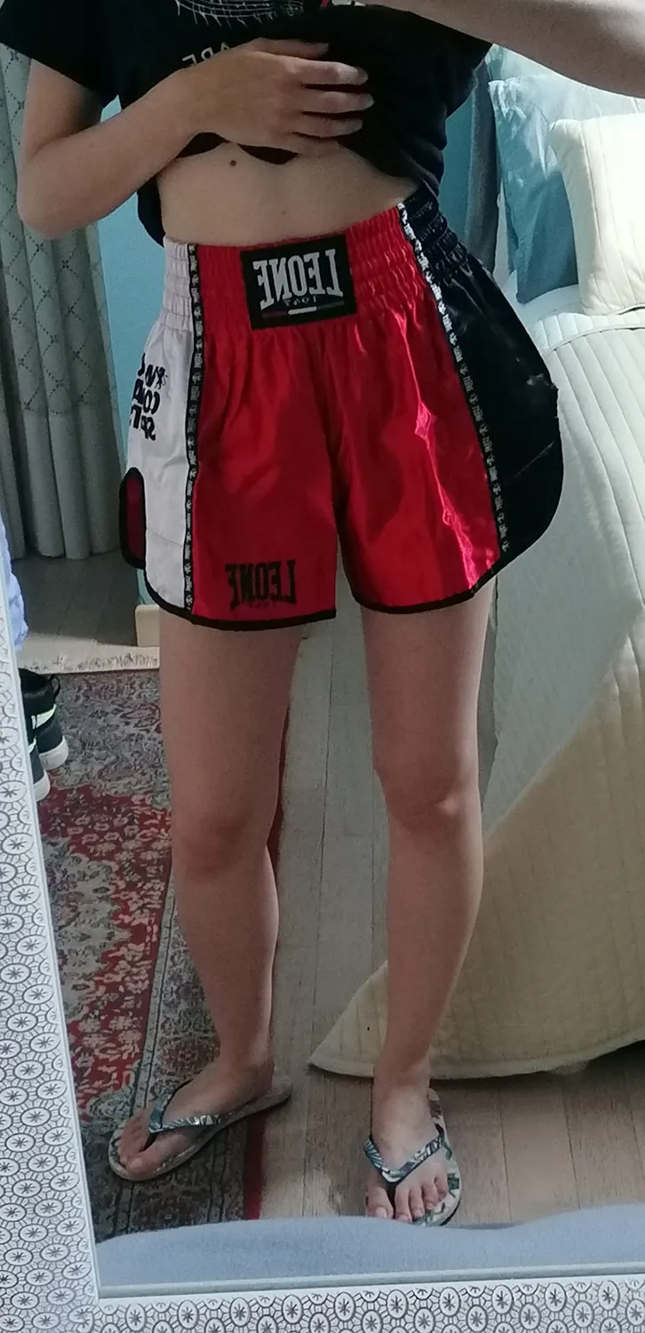 Leone 1947 Training Pantaloncino Kick Thai Satin Leggero