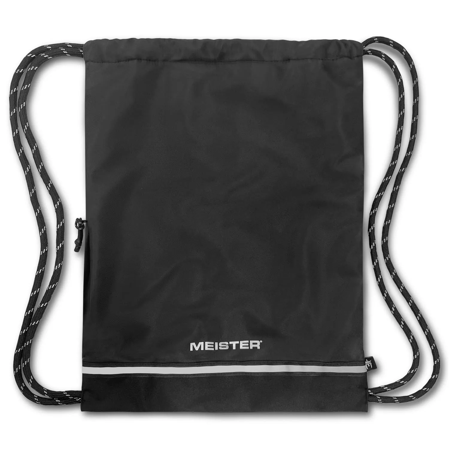 Meister XL sacca palestra coulisse nero riflettente impermeabile