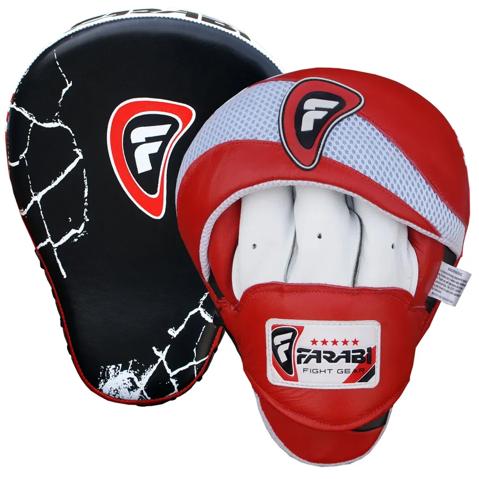 Farabi Focus Guanti da Passata Boxe Pelle TGX