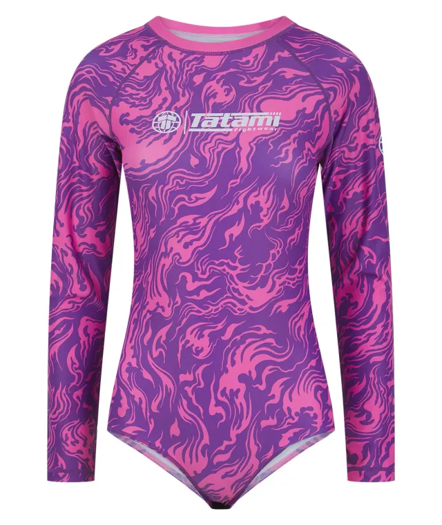 Tatami Fightwear Helena Leotard Body Donna Rosa Lava