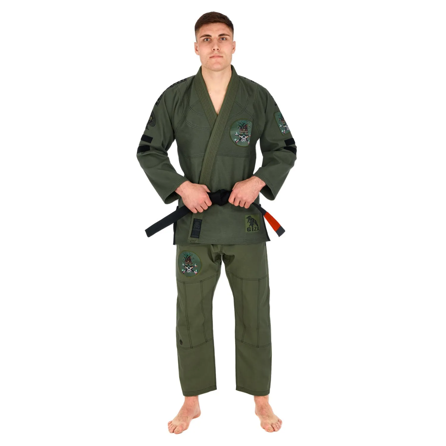 Tatami Fightwear Reorg Jungle V2 kimono BJJ verde militare