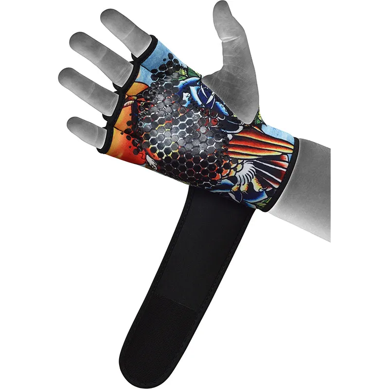RDX T5 guanti palestra neoprene con supporto polso
