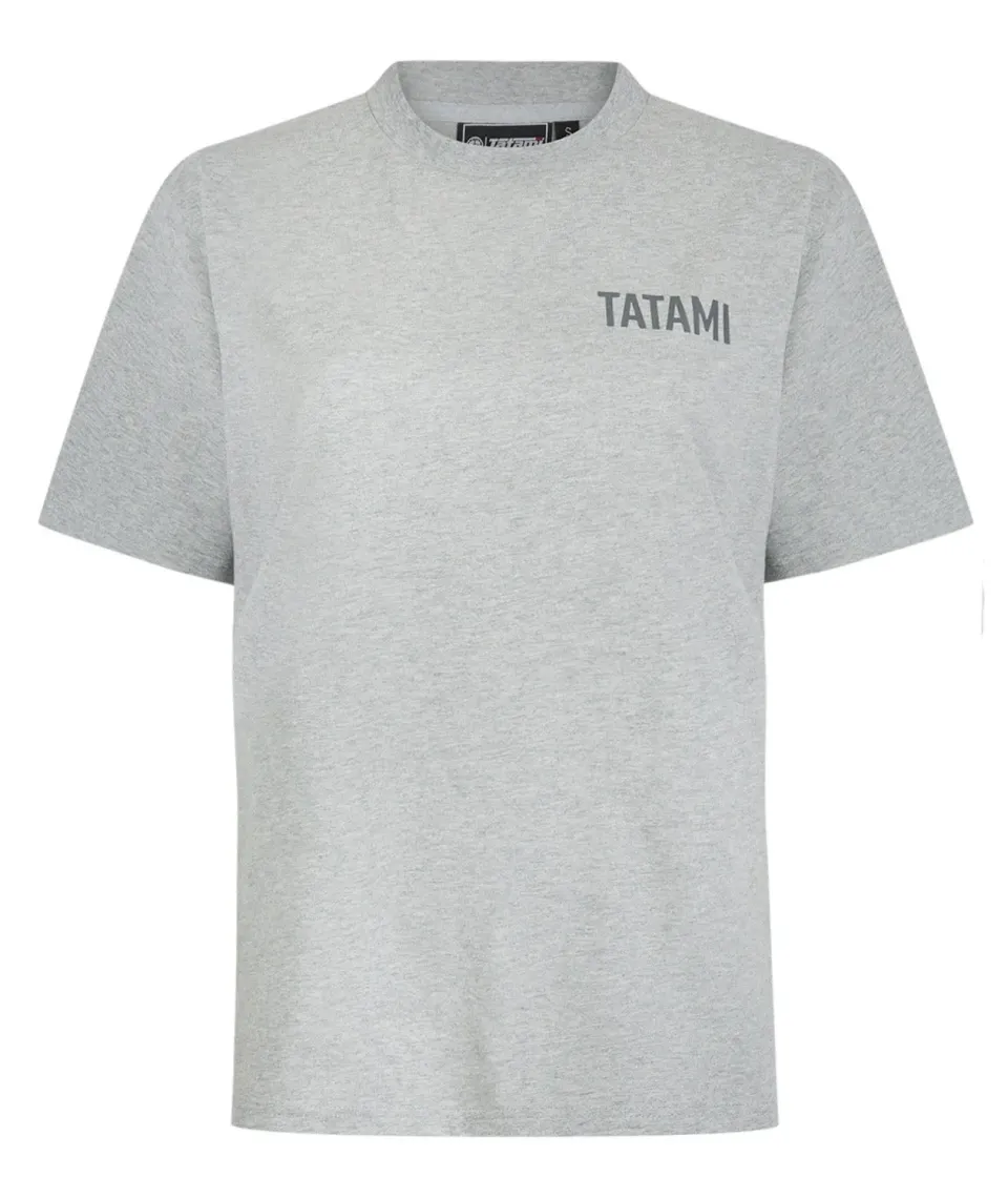Tatami Oversized t-shirt donna grigio melange M cotone