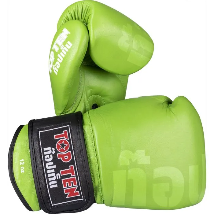 TOP TEN Ajarn guanti da sparring pelle genuina