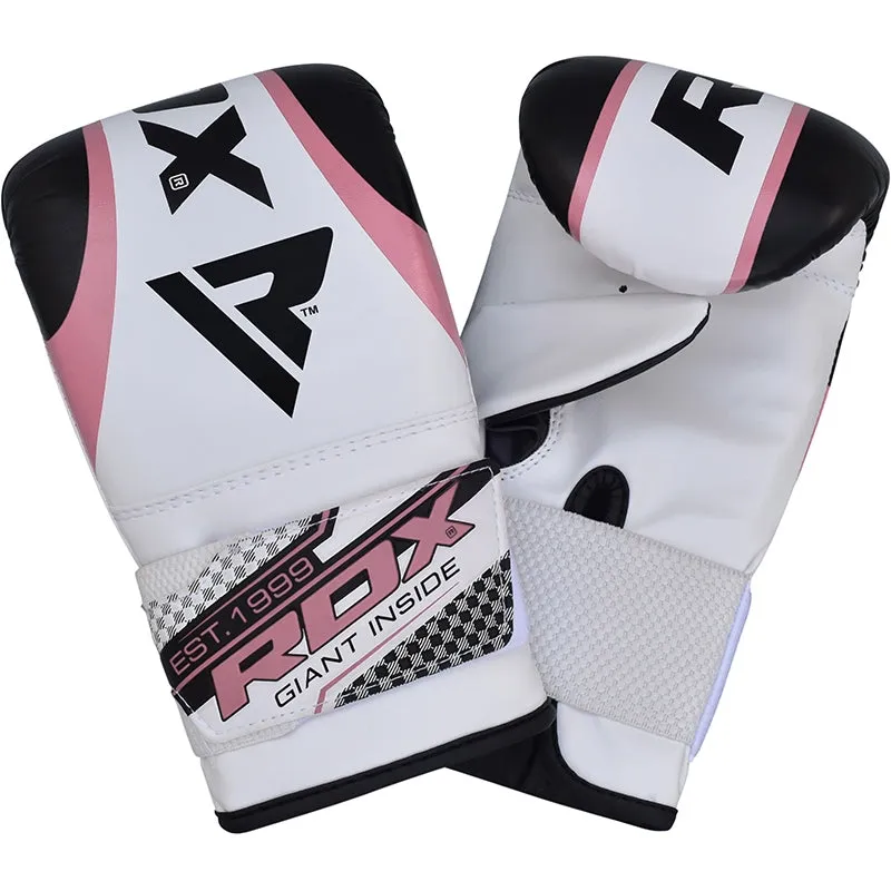 RDX 1P Guanti Sacco Boxe Rosa Maya Hide