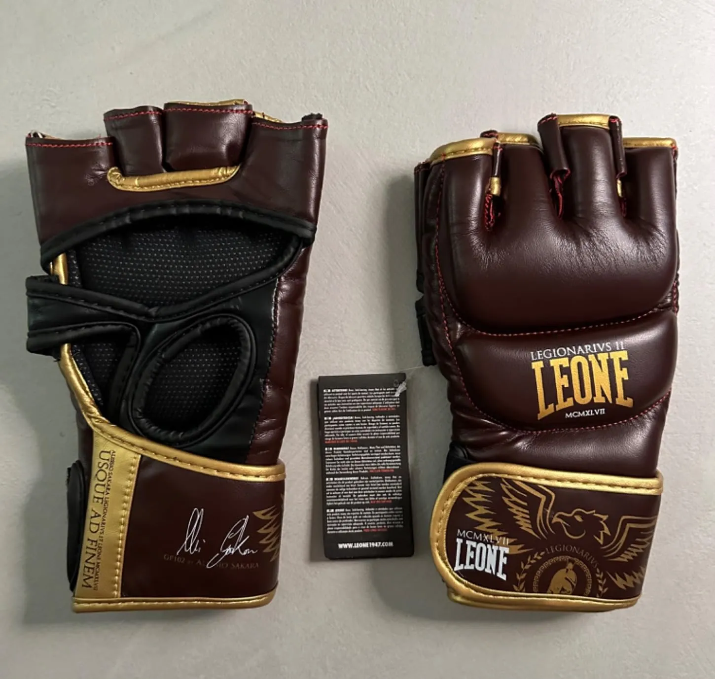 Leone 1947 Legionarivs II guanti MMA taglia S in pelle
