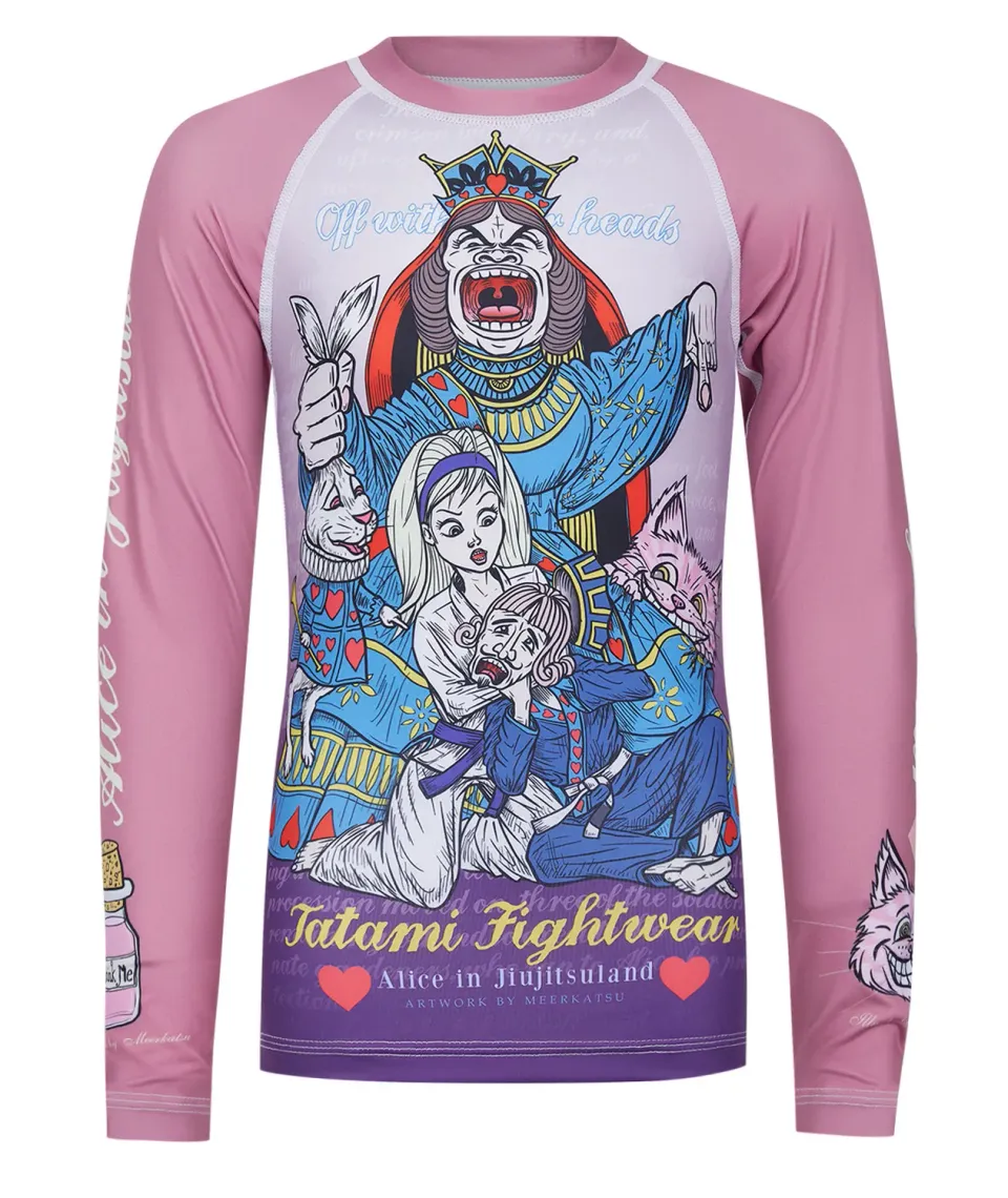 Tatami Meerkatsu Alice rash guard bambino manica lunga