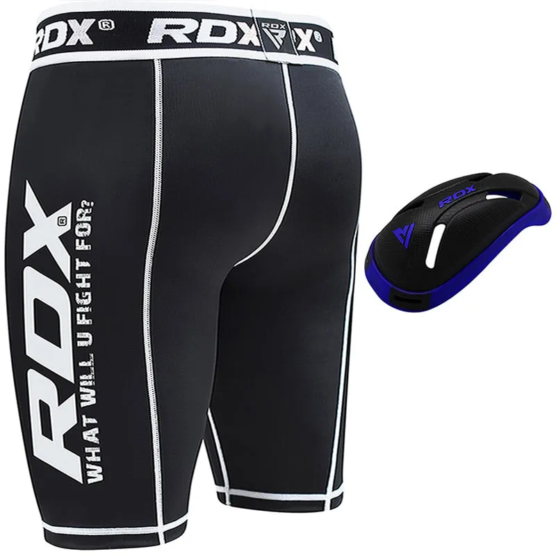 RDX X14 Pantaloncini Compressione Conchiglia MMA