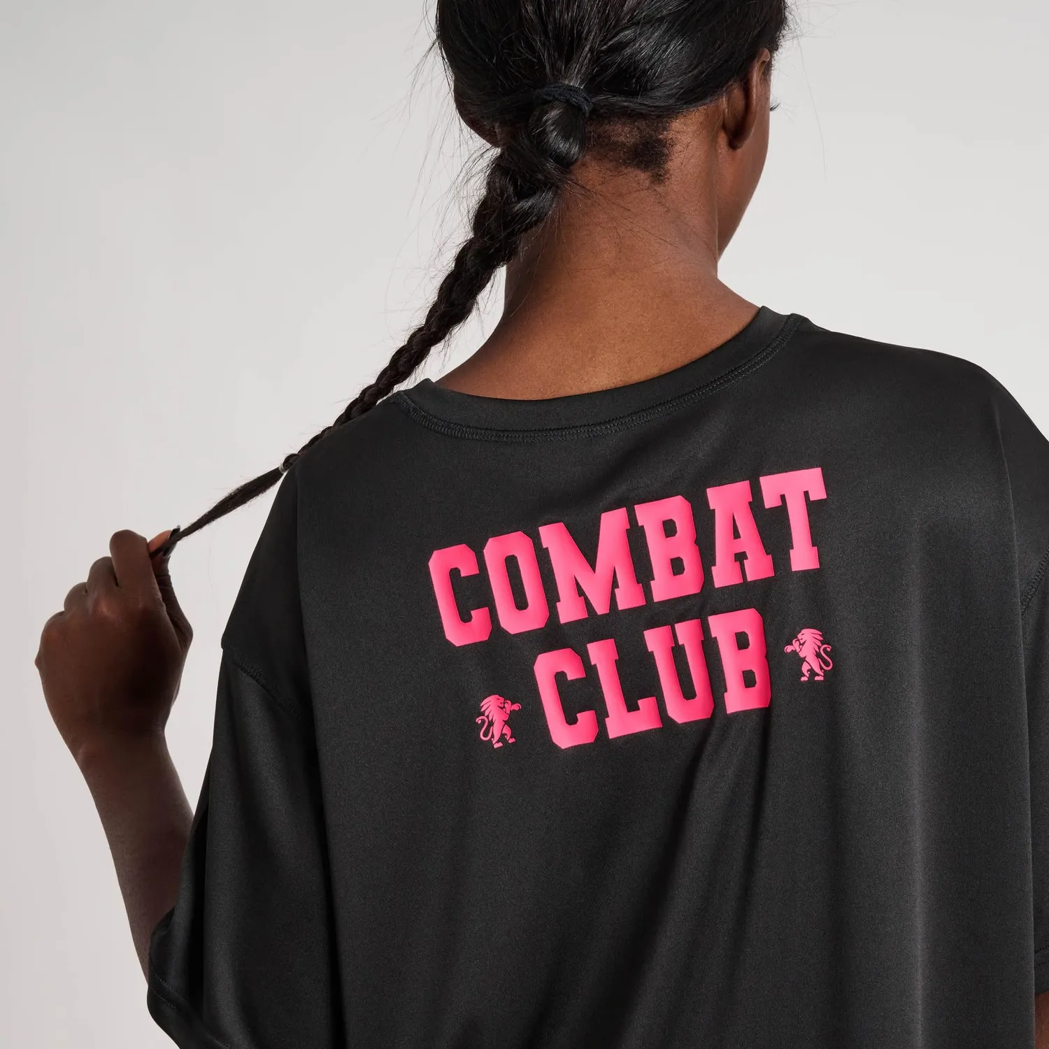 Leone1947 Combat Club ABX521 T-Shirt Donna M Corto nera