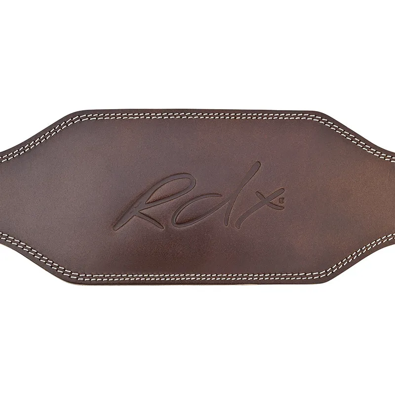 RDX Cintura Sollevamento Pelle Marrone 6 Pollici