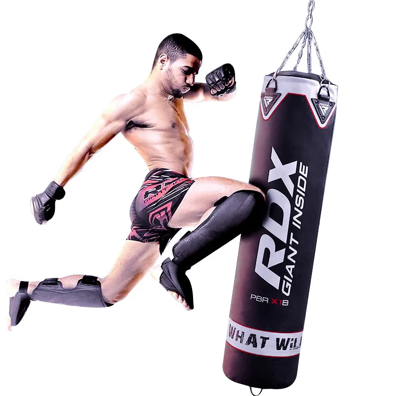 RDX X1 Sacco da Boxe con Guanti Maya Hide Kit 3 Pezzi
