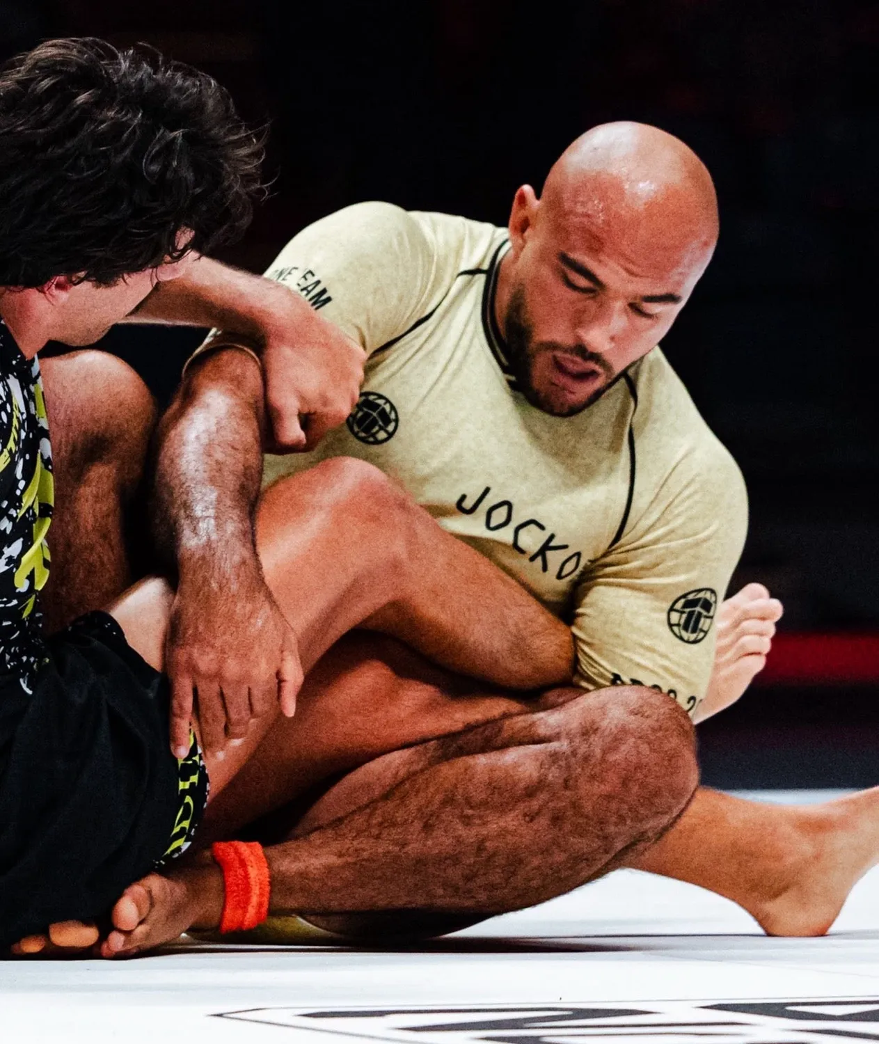 Tatami Team Gold Rash Guard Maniche Corte Bianca Leggera