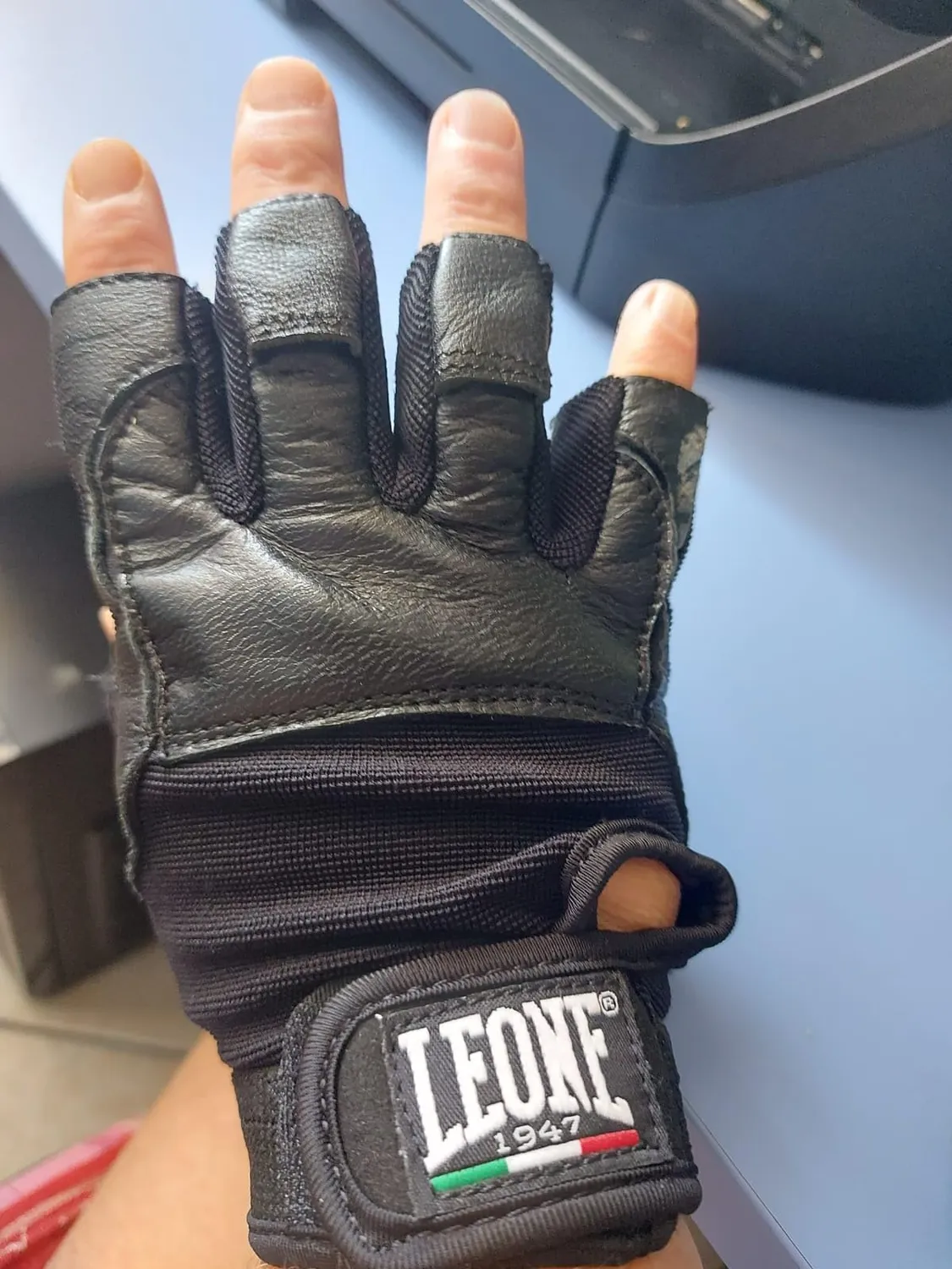 Leone1947 AB713 Guanti Palestra Pelle Taglia L