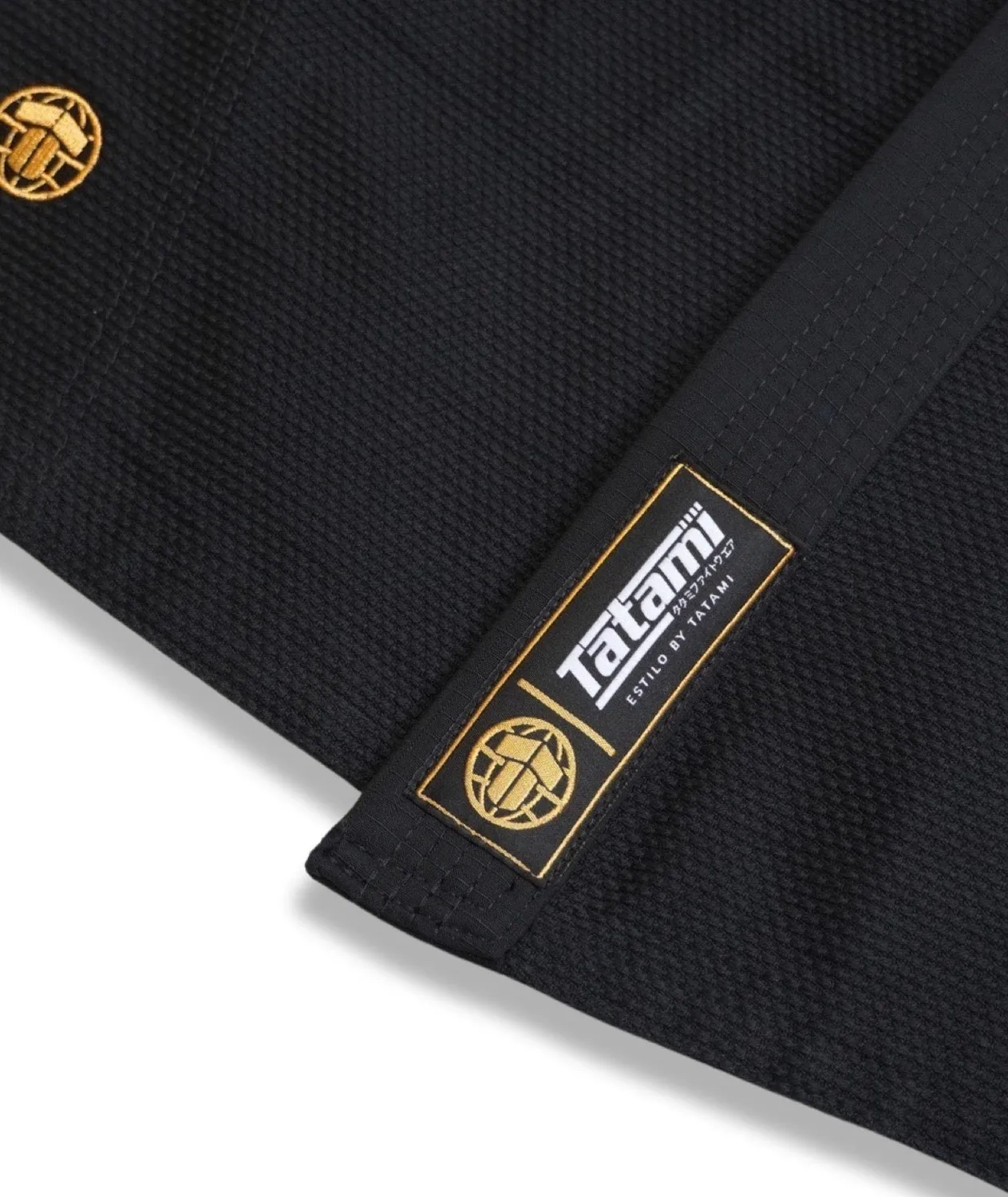 Tatami Estilo Gold Label kimono BJJ nero pesante