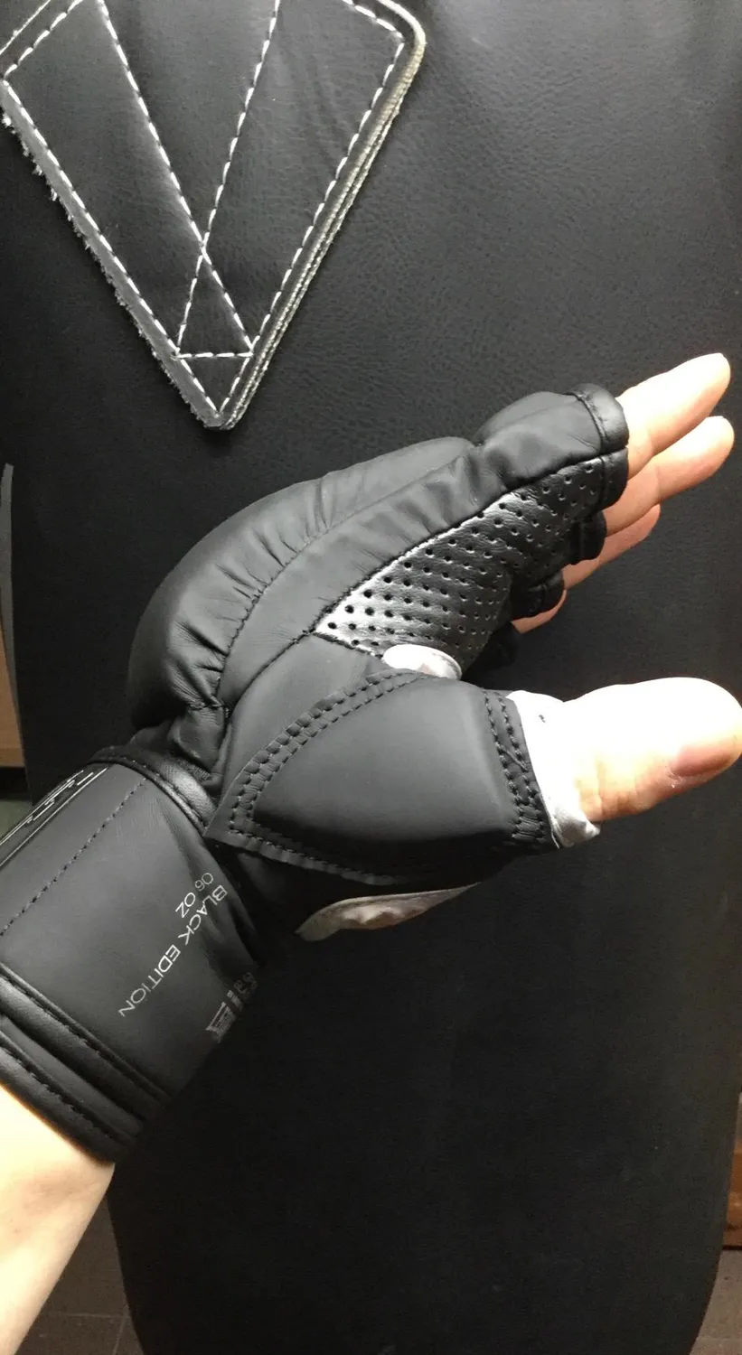 Leone 1947 Black Edition guanti mma M velcro