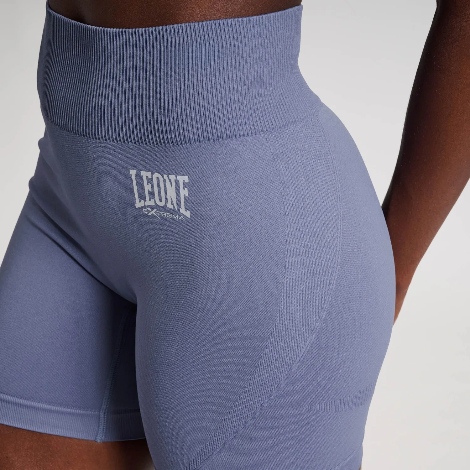 Leone 1947 Logo Seamless short donna compressione blu
