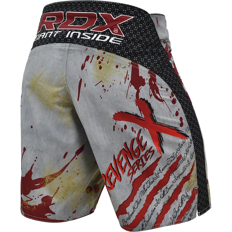 RDX R3 Revenge Pantaloncini MMA Rossi Traspiranti