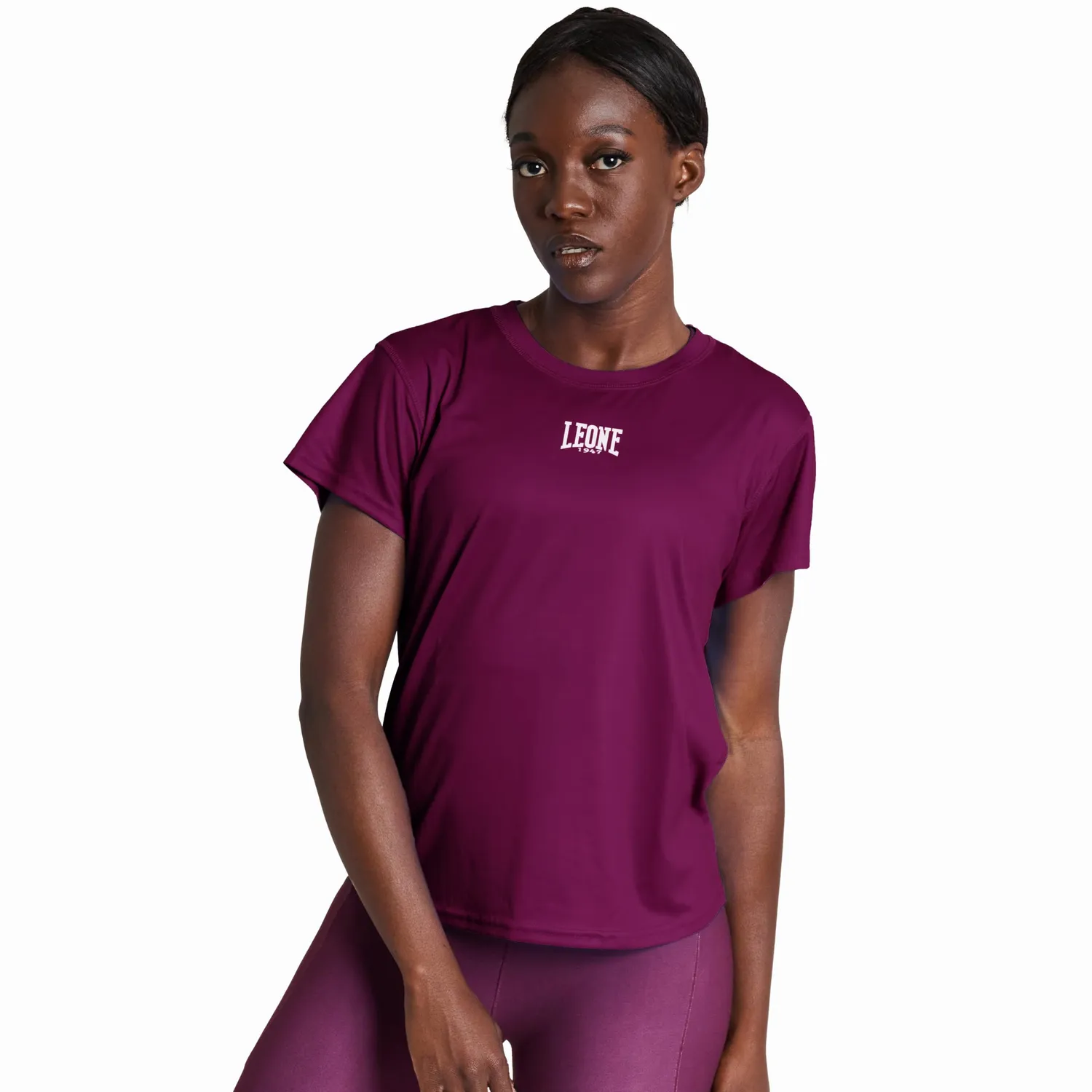 Leone1947 Logo ABX153 t-shirt donna grigio blu
