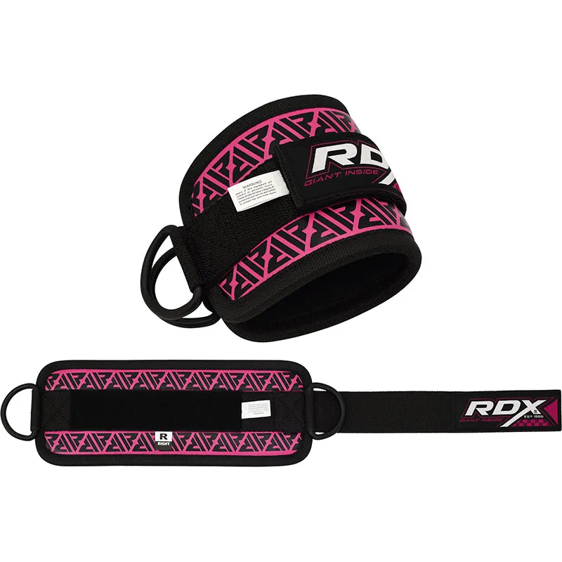 RDX A3 Cavigliere Palestra Rosa Coppia Pelle