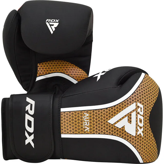 RDX Aura Plus T-17 Guanti Boxe Maya Hide 10-16oz
