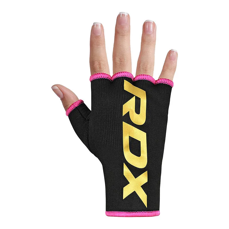 RDX BP Guanti Interni Fasce Mani Rosa S