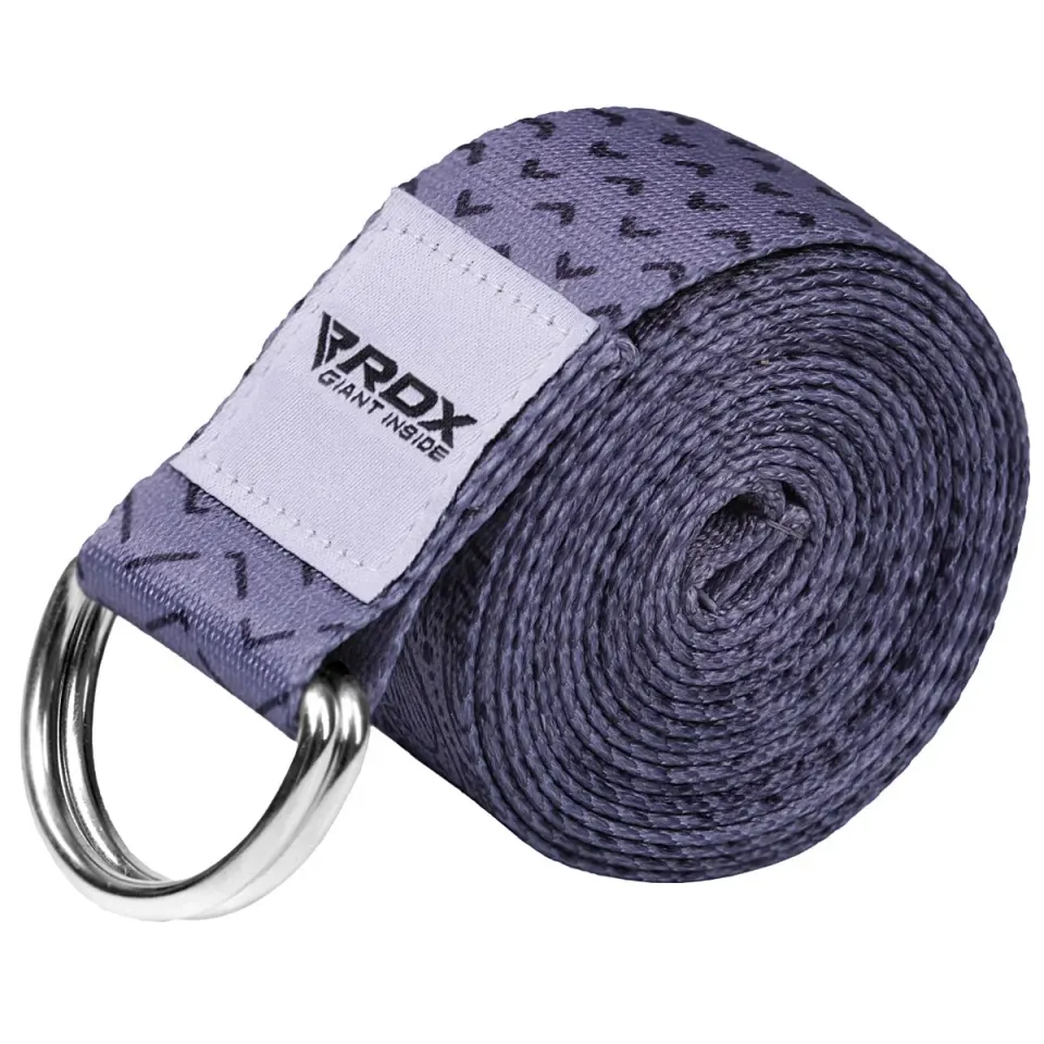 RDX F11 Cinghia Yoga Cotone Viola 244 cm Antiscivolo