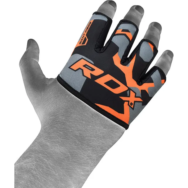 RDX 4 Camo grips palestra mezzo dito gel antiscivolo