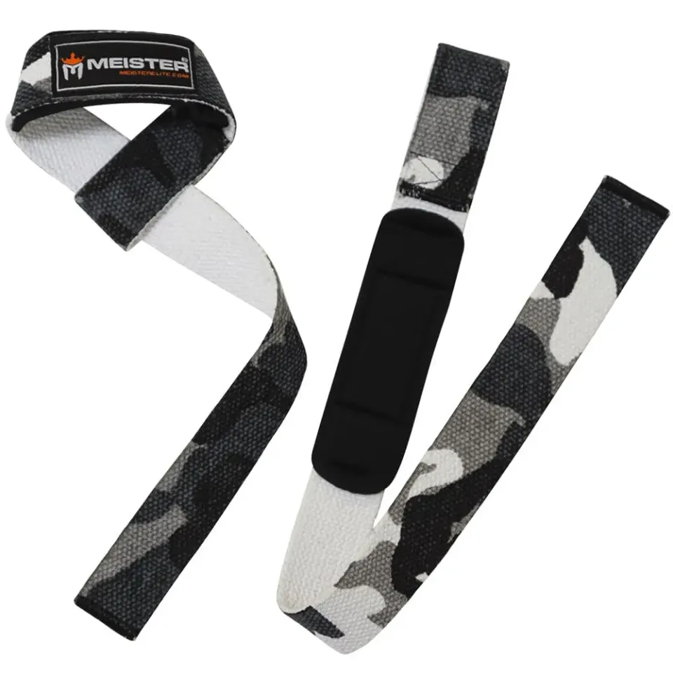 Meister Lifting Straps Mimetico Neoprene Antiscivolo