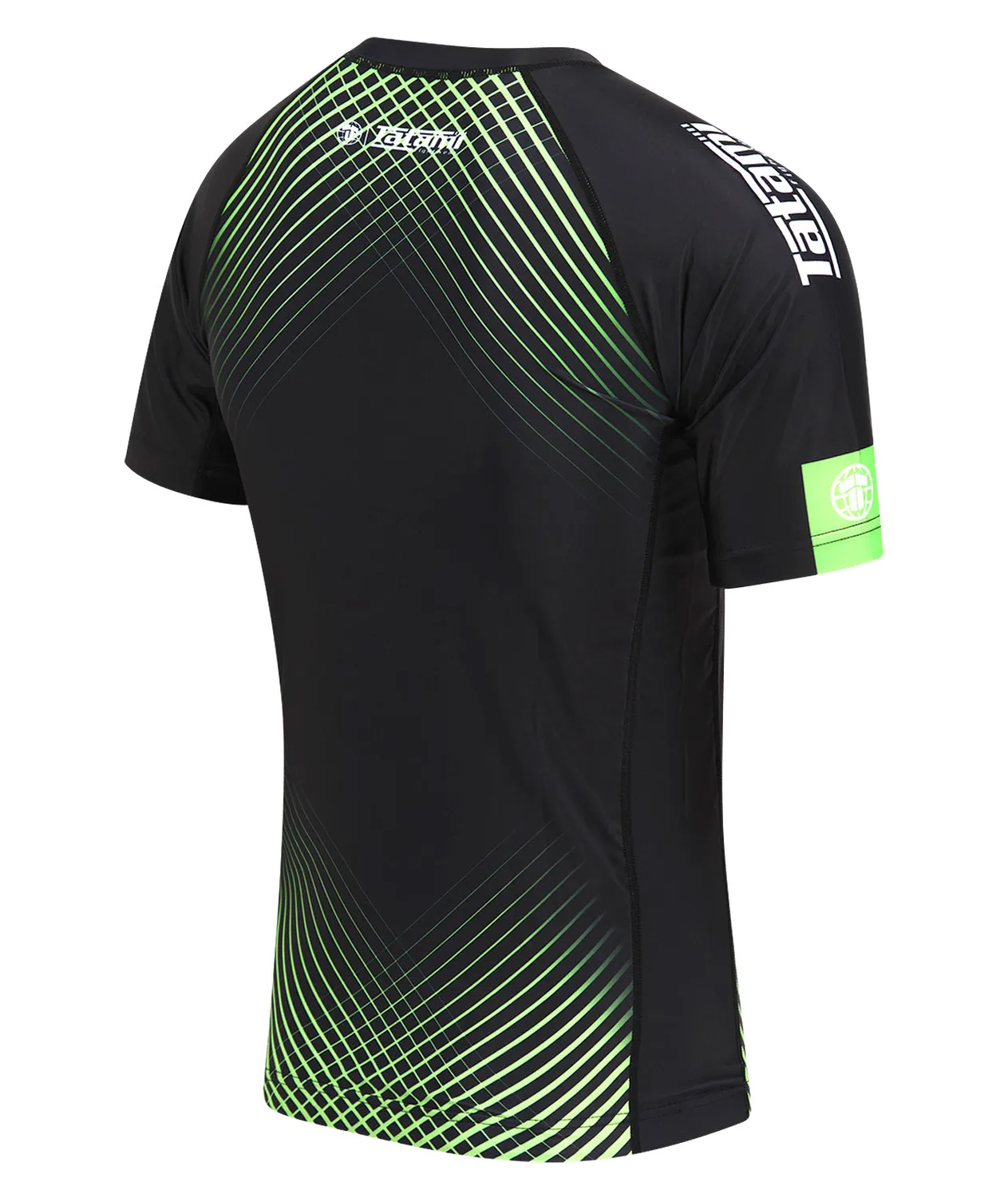 Tatami Vortex rash guard verde manica corta riciclata