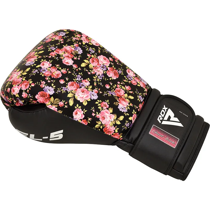RDX FL5 Flora Guanti Boxe Pelle Maya MG-1