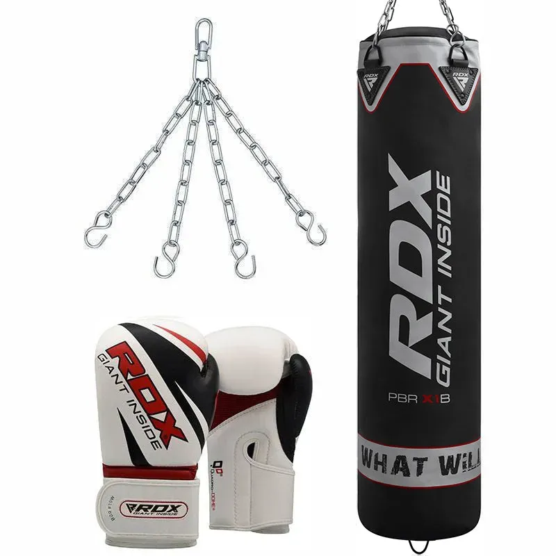 RDX X1 sacco boxe 4ft con guanti allenamento