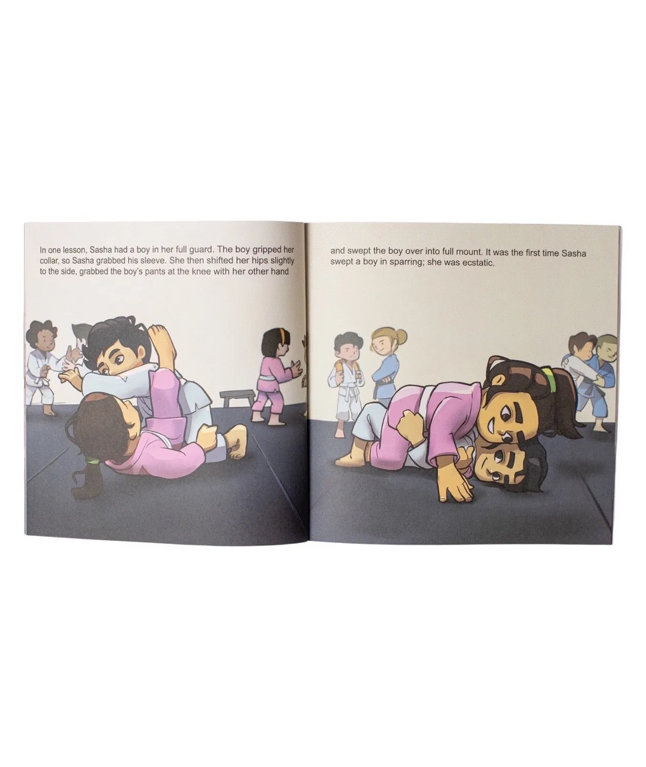 Tatami Jiu Jitsu Girl libro bambini storia lotta bimba