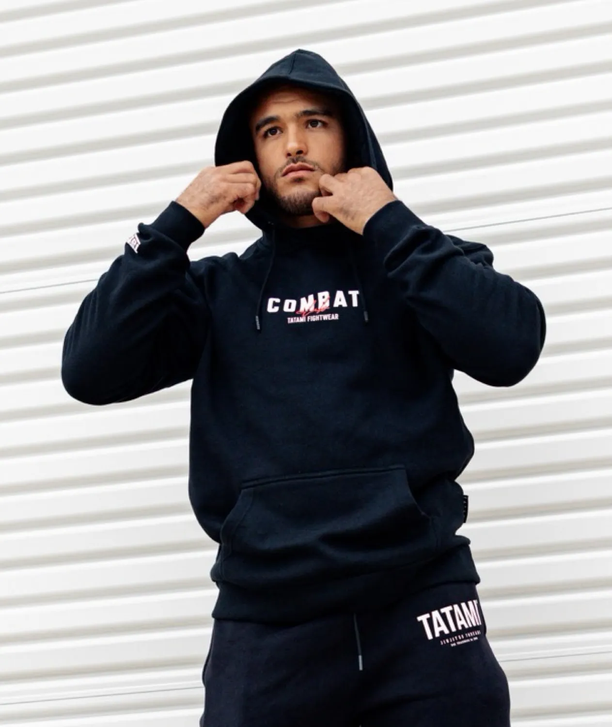 Tatami Combat Club Felpa Uomo Nera con Cappuccio