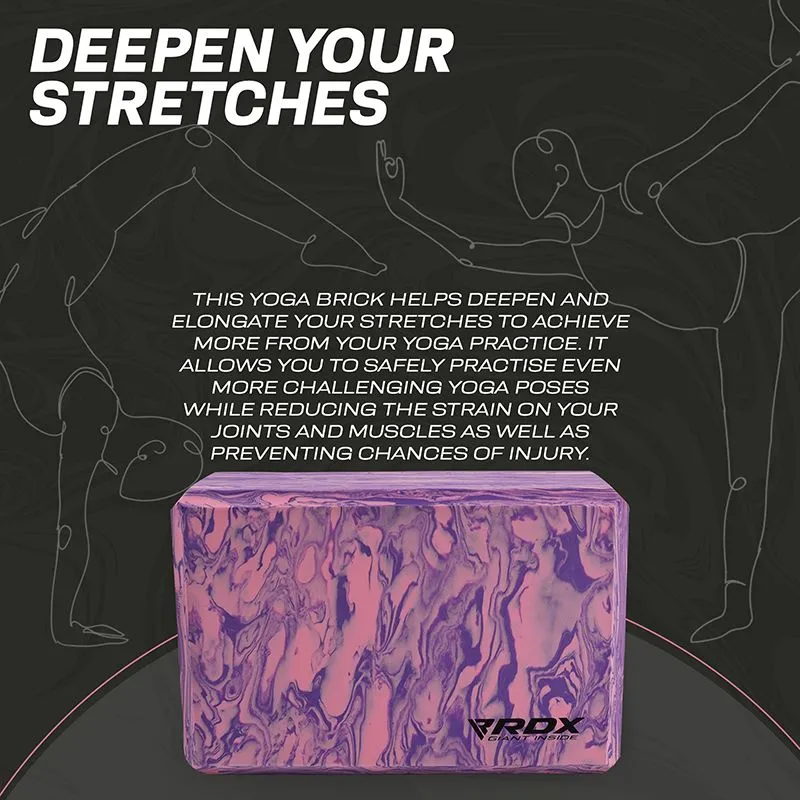 RDX PP Blocco Yoga EVA Singolo Viola