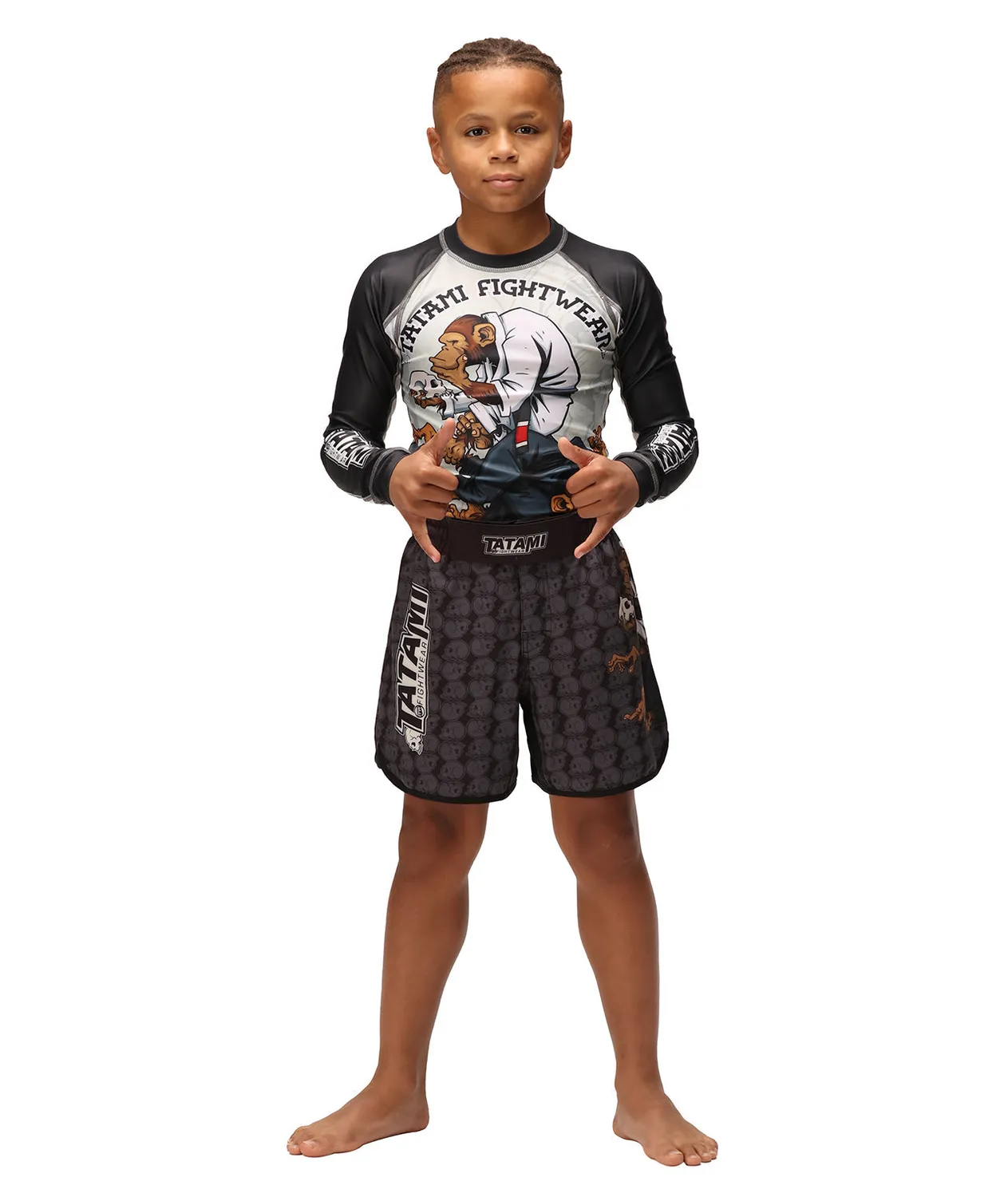 Tatami Thinker Monkey Shorts grappling bambino