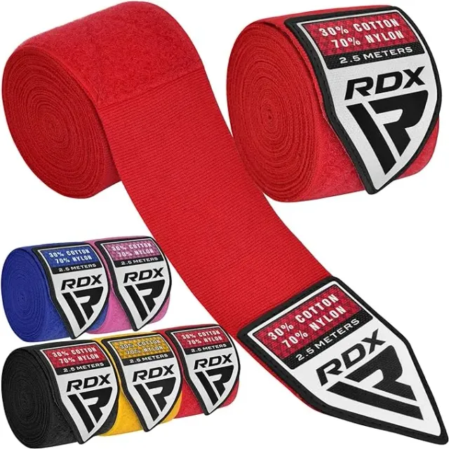 RDX fasce mani boxe bambini 2,5 cotone elastico