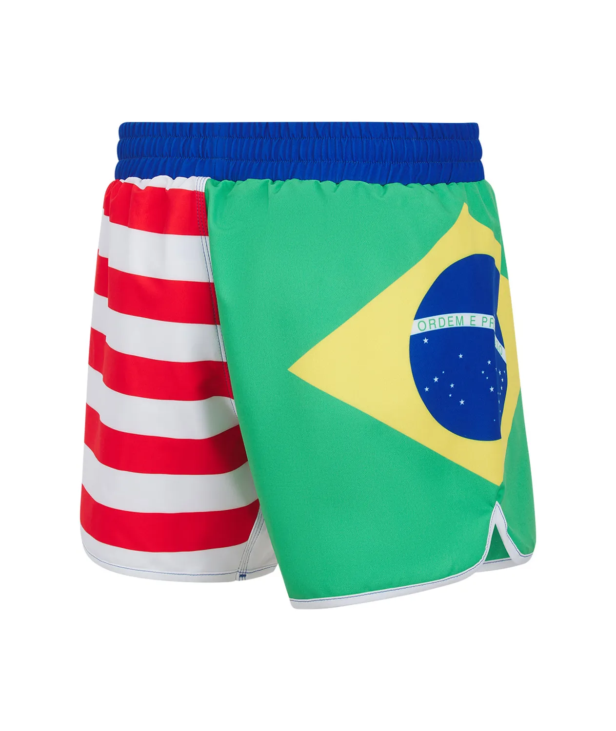 Tatami Vagner Rocha ADCC Shorts Grappling Blu Taglio Alto
