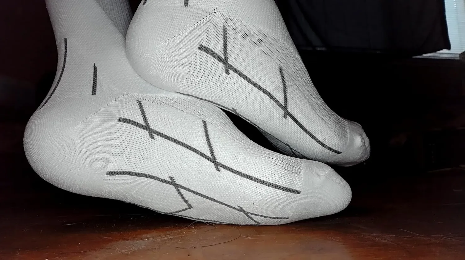 Meister calze compressione S bianche coppia 20-25 mmHg