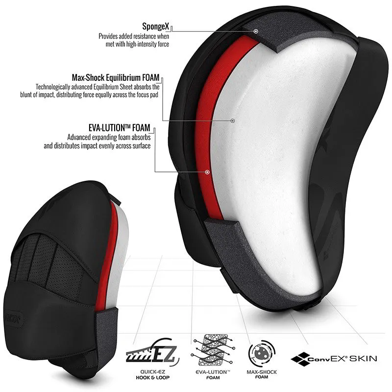 RDX T15 Noir pao focus neri pelle combo veloci