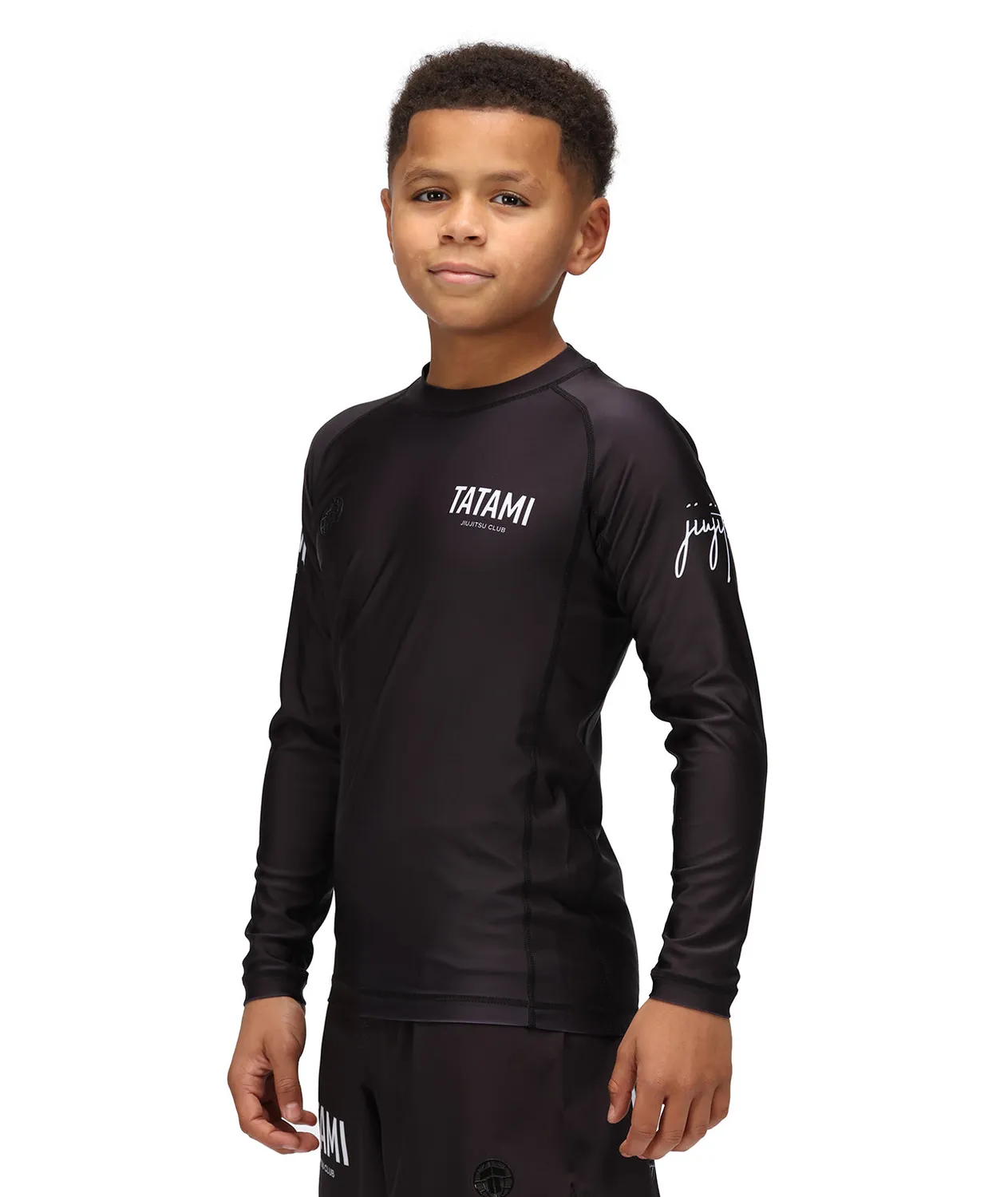 Tatami JJ Club rash guard bimbo maniche lunghe nera