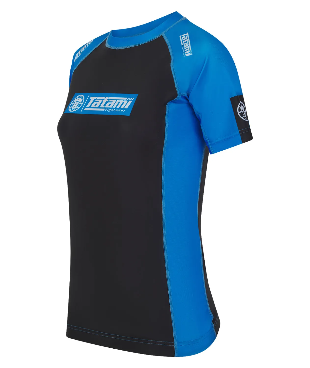Tatami IBJJF Ranked Rash Guard Donna Blu manica corta